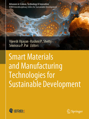 cover image of Smart Materials and Manufacturing Technologies for Sustainable Development